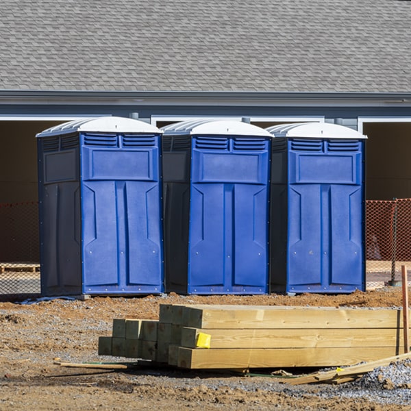 what is the maximum capacity for a single porta potty in Eaton